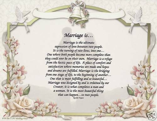 Wedding Vow Poems
 Marriage Poem Wedding Vows Art Print Personalized Name