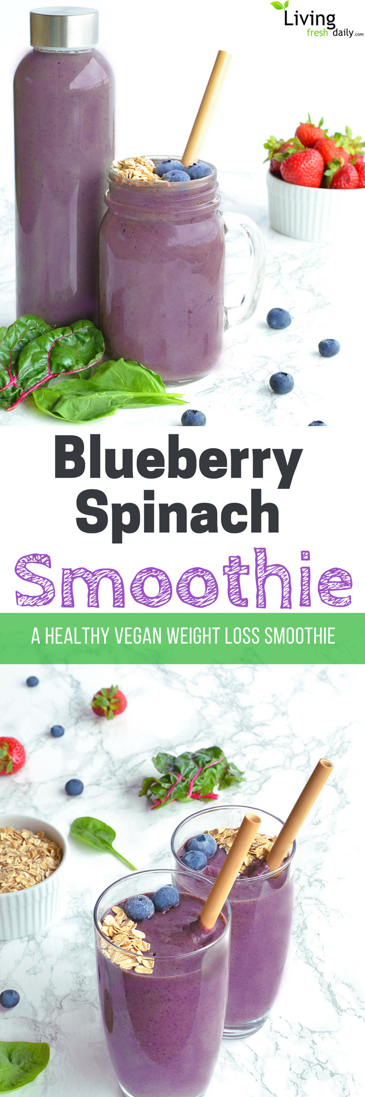 Weight Loss Smoothies Recipes With Almond Milk
 Blueberry Spinach Smoothie