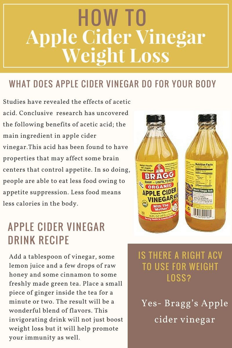 Weight Loss With Apple Cider Vinegar
 Does Apple Cider Vinegar Help You Lose Weight