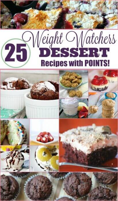 Weight Watcher Desserts With Points
 25 Weight Watchers Dessert Recipes with Points Plus Real