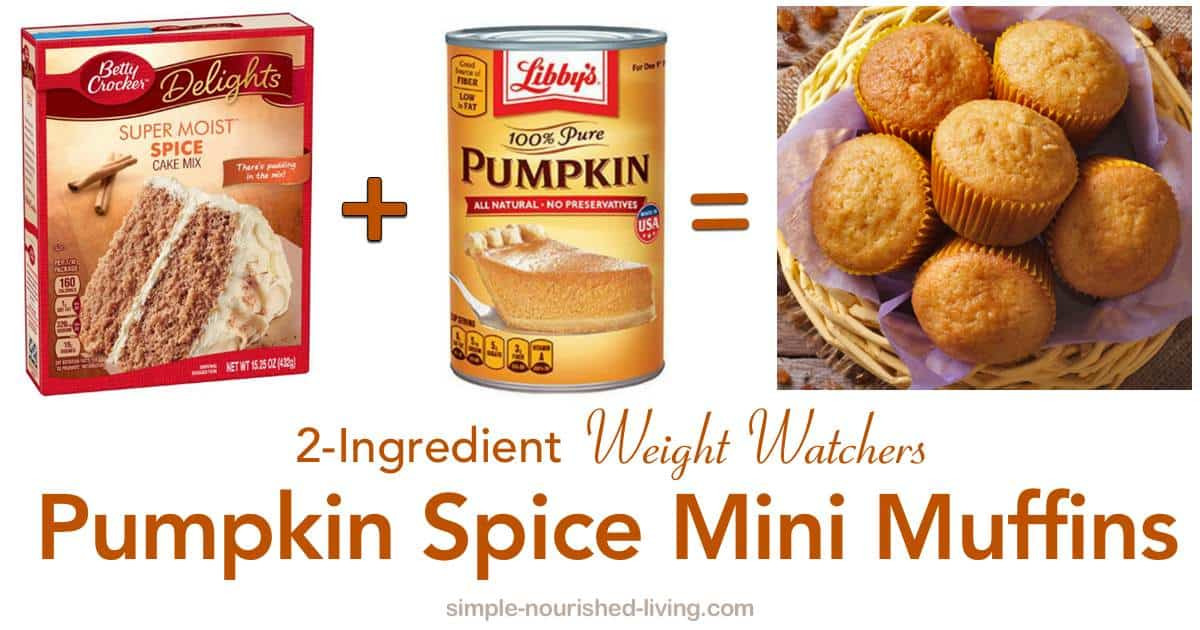 Weight Watchers Pumpkin Spice Cake
 WW Pumpkin Spice Cake Mix Muffins Recipe