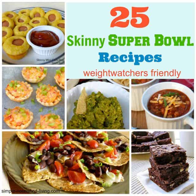 Weight Watchers Super Bowl Recipes
 25 Easy Healthy SuperBowl Recipes