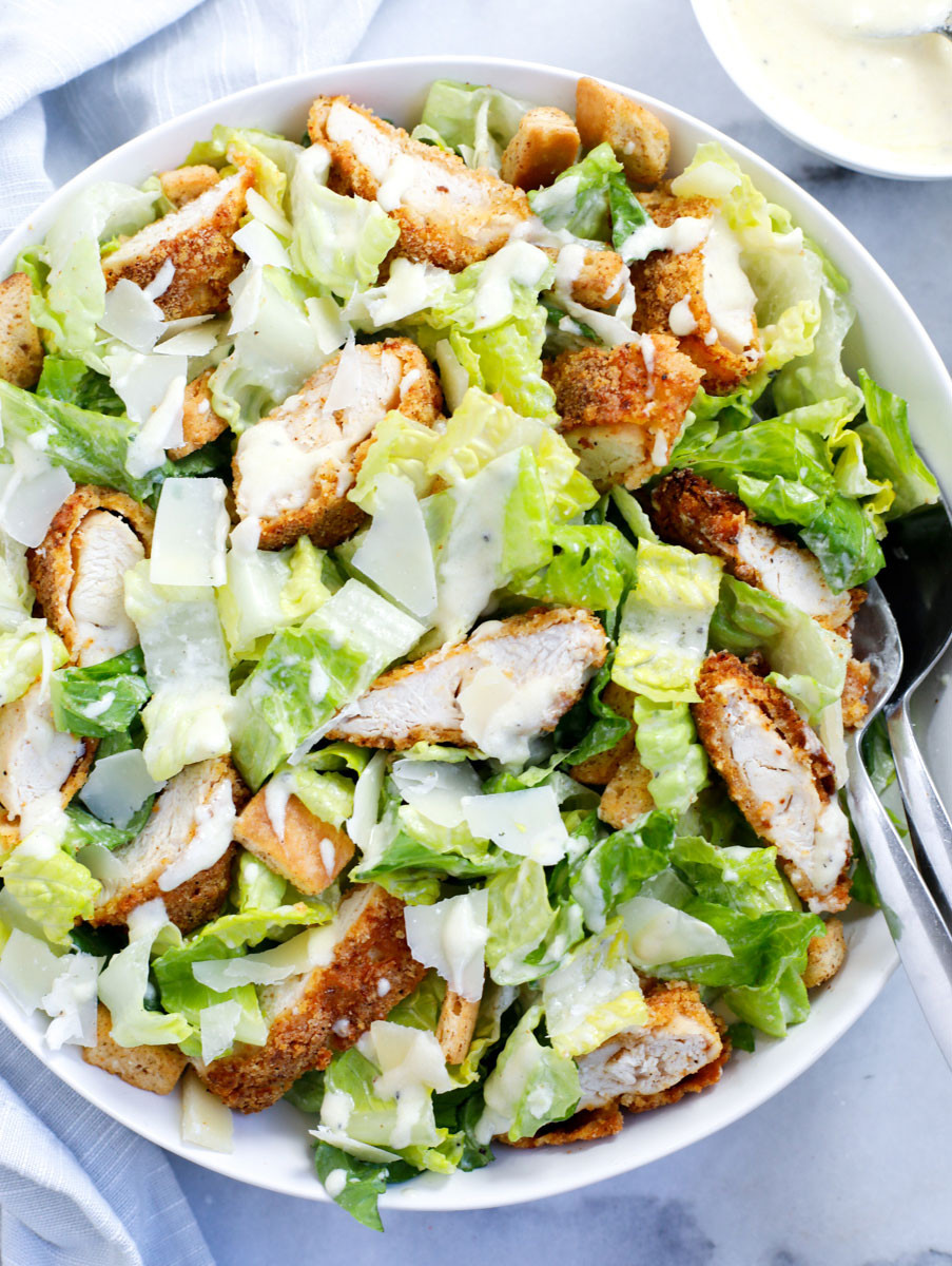 Wendy'S Chicken Caesar Salad
 Crispy Chicken Caesar Salad Recipe Cookin with Mima