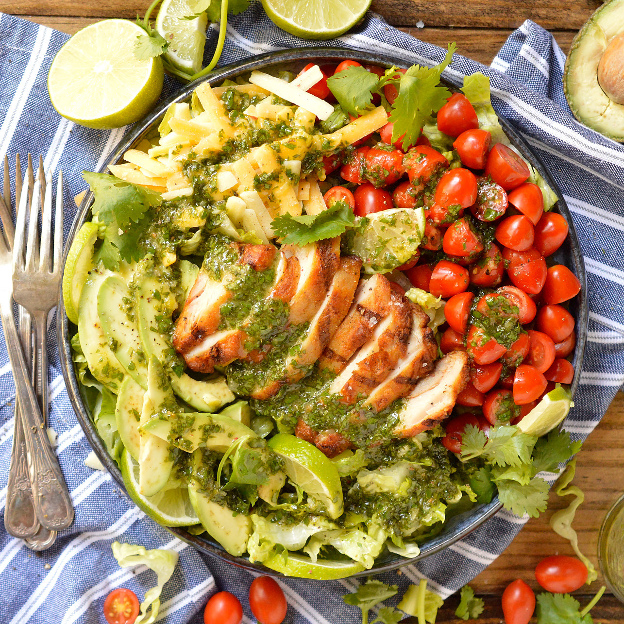 Wendy'S Grilled Chicken Salad
 Grilled Chicken Salad with Cilantro Lime Dressing