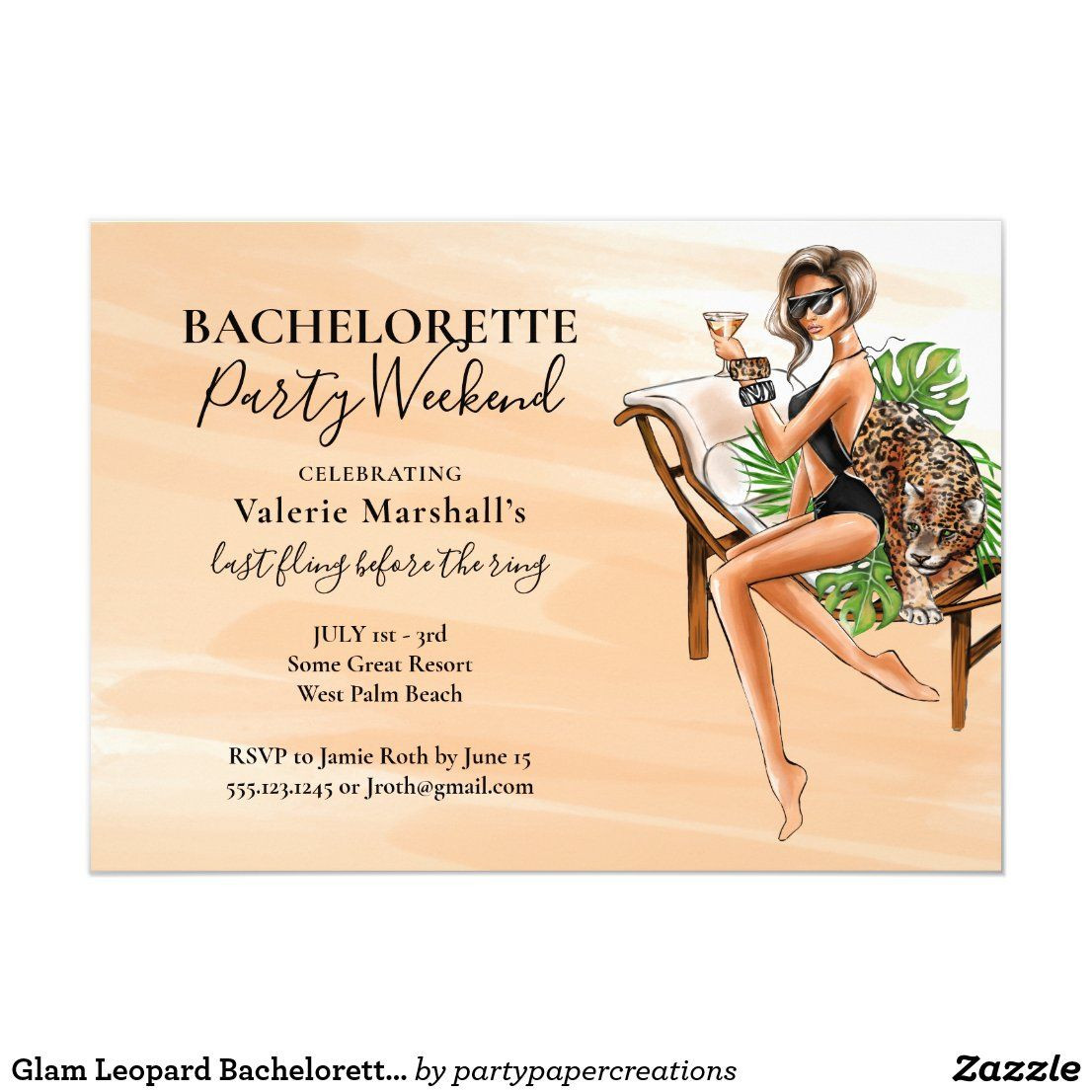 West Palm Beach Bachelorette Party Ideas
 Pin on Wedding Invitations Favors and more 