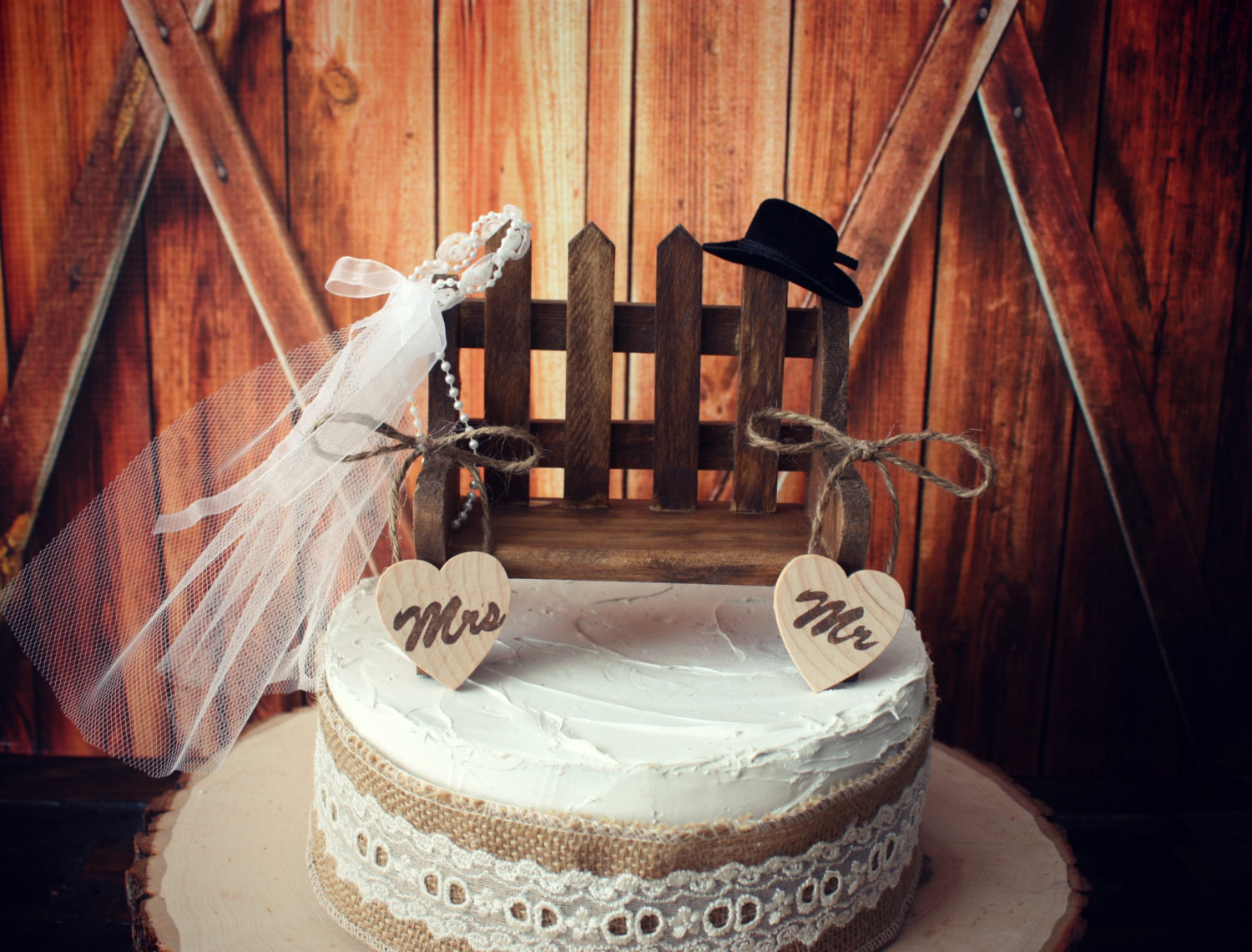 Western Wedding Cake Toppers
 Western wedding cake topper rustic by MorganTheCreator on Etsy