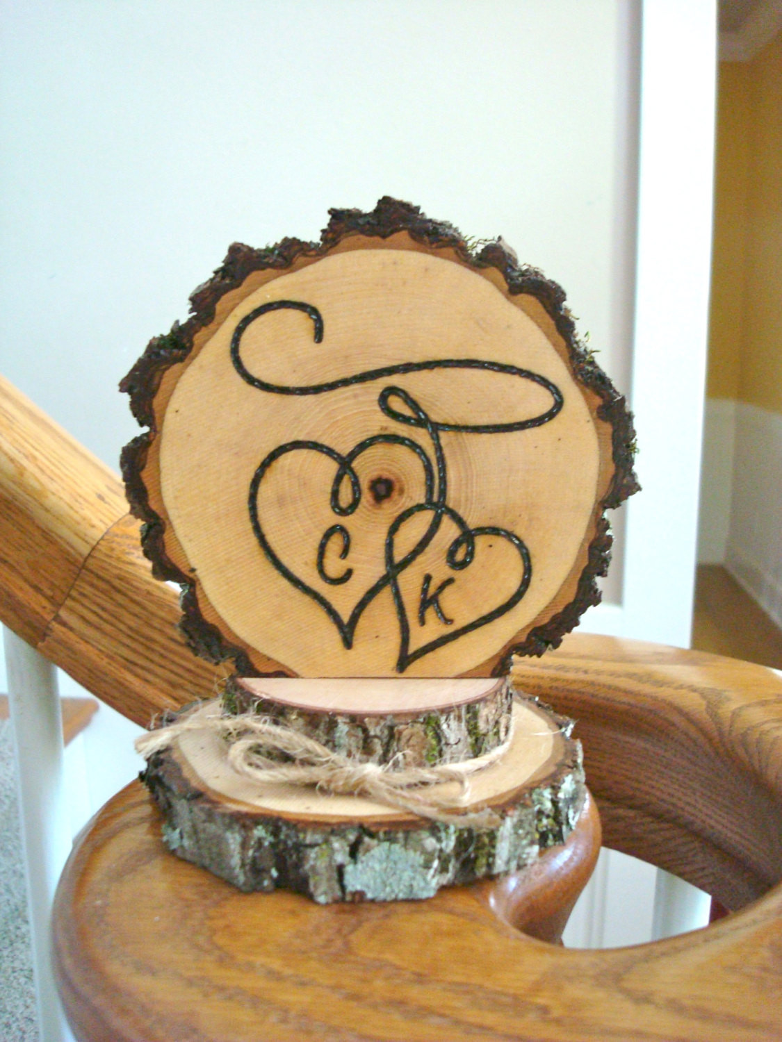 Western Wedding Cake Toppers
 Wedding Cake Topper Rustic Western Heart Lasso Personalized
