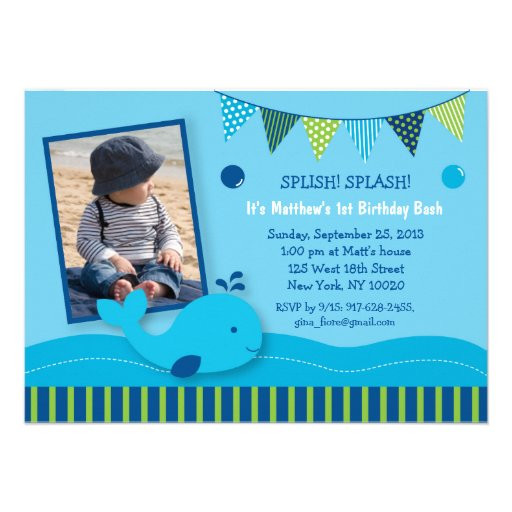 Whale Birthday Invitations
 2 000 Whale Invitations Whale Announcements & Invites