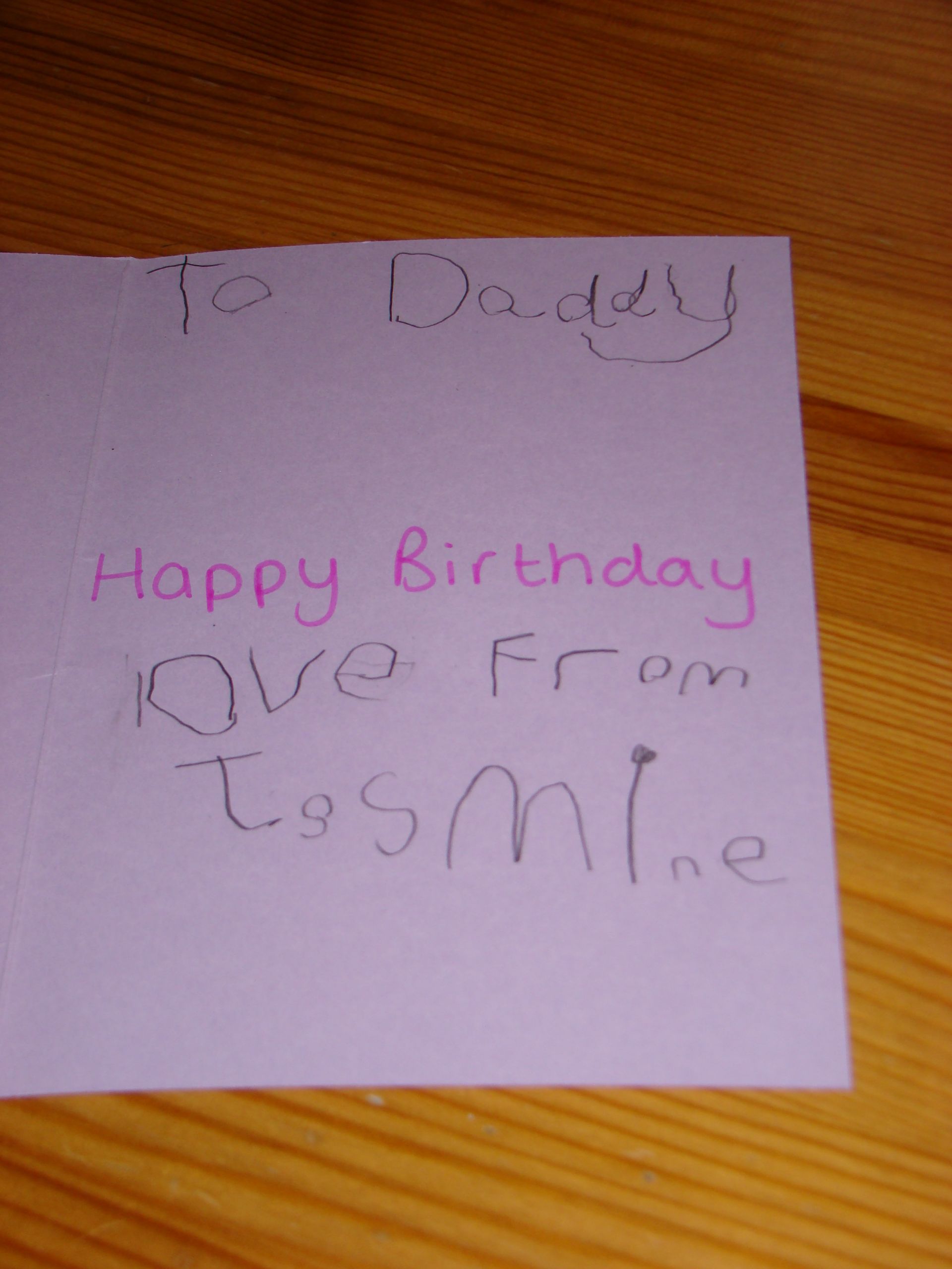 What To Write In A Birthday Card Funny
 Daddy’s Birthday Cards