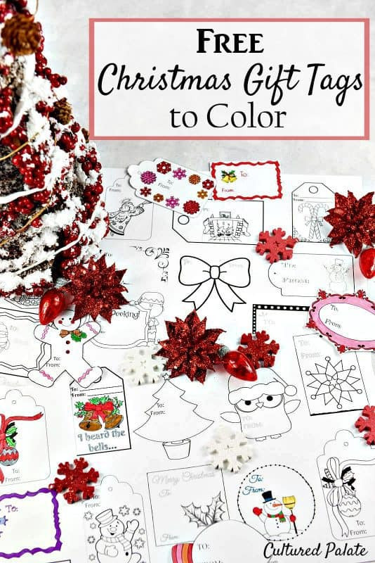 Where Can I Get Free Christmas Gifts For My Child
 Free Christmas Gift Tags to Color