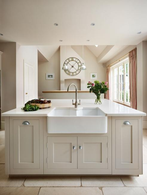 White And Beige Kitchen
 Beige and Creamy White Kitchen Colors Latest Trends in