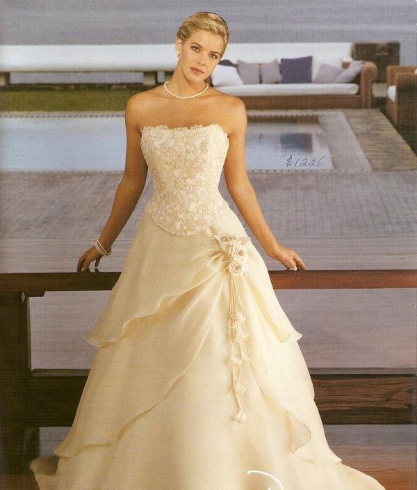 White And Gold Wedding Dresses
 White And Gold Wedding Dresses 2014 2015