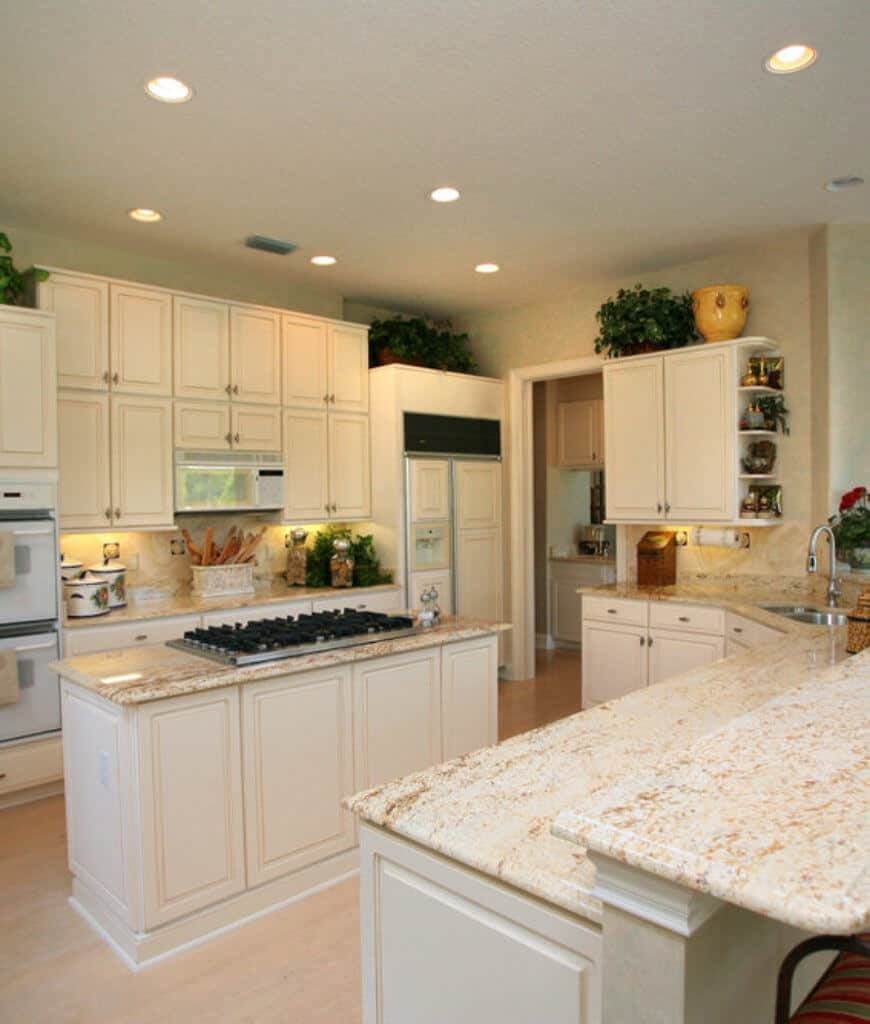 White Appliances Kitchen
 65 Kitchens with White Appliances s