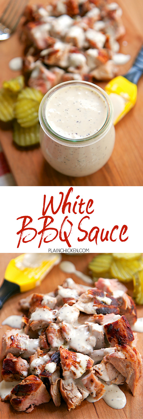 White Bbq Sauce Recipe
 White BBQ Sauce Alabama White Sauce