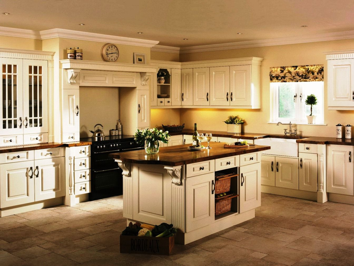 White Country Kitchen Cabinets
 Country Kitchen Cabinets to Influence Country Kitchen