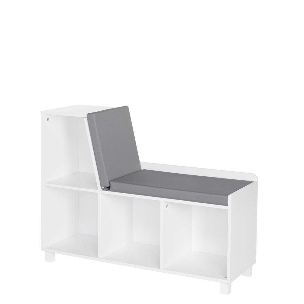 White Cubby Storage Bench
 RiverRidge Home Kids White Storage Bench with Cubbies 02