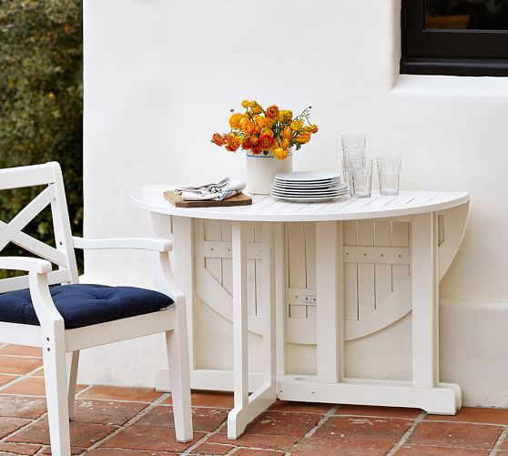 White Drop Leaf Kitchen Table
 Hampstead Painted Round Drop Leaf Dining Table White