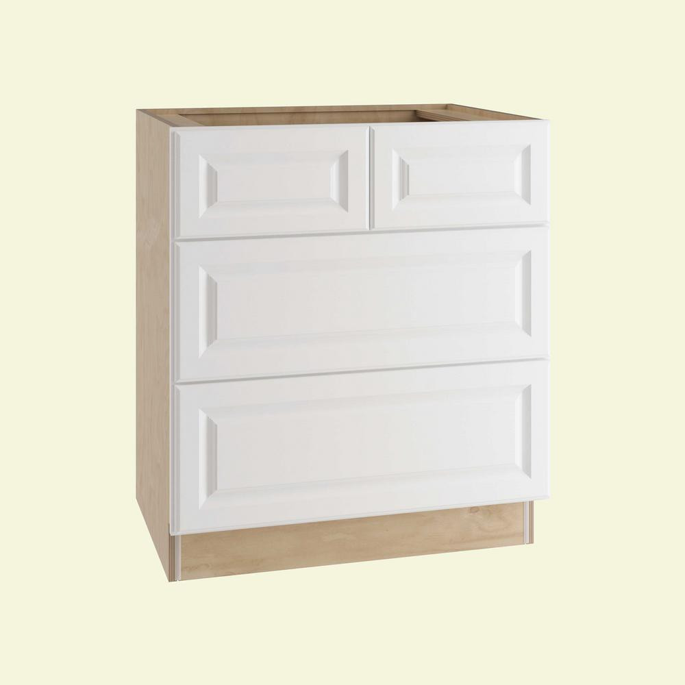 White Kitchen Cabinet Drawers
 Home Decorators Collection Hallmark Assembled 36x34 5x24