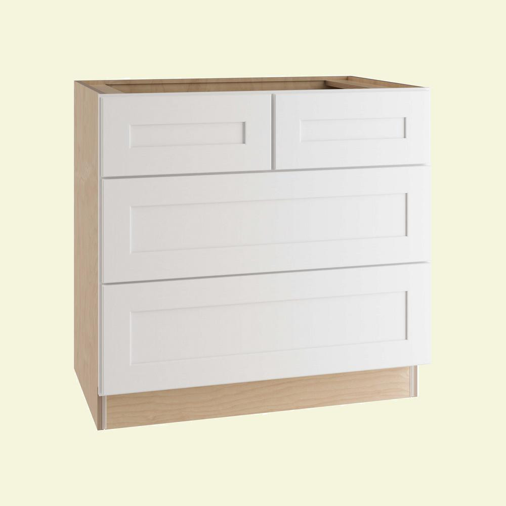 White Kitchen Cabinet Drawers
 Home Decorators Collection Newport Assembled 36 in x 34 5