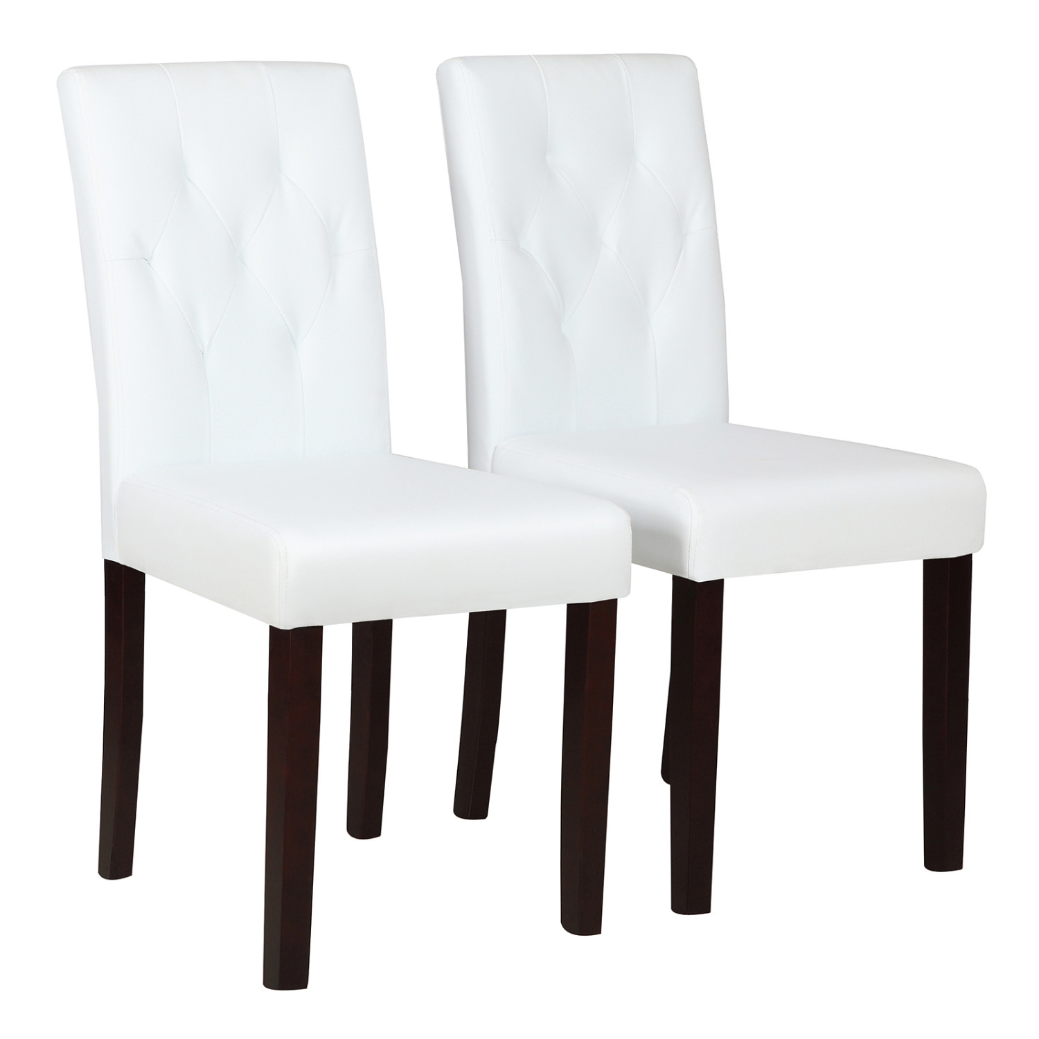 White Leather Kitchen Chairs
 Set of 4 Dining Chair White Leather Kitchen Dining Room