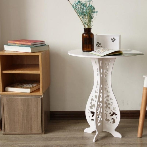 White Living Room End Tables
 Shop Modern Round Living Room Furniture Coffee Tea End