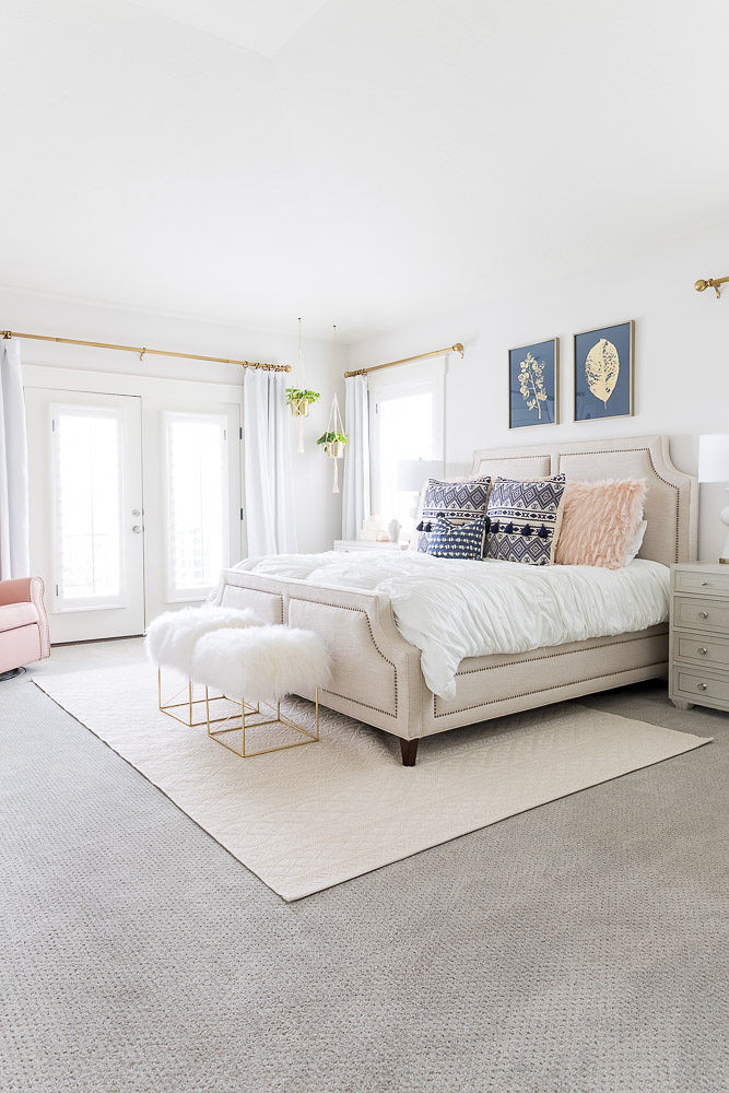 White Master Bedroom
 White Master Bedroom Ideas HOME TOUR