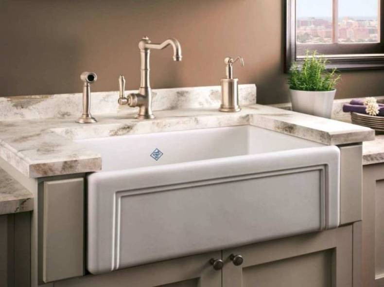 White Porcelain Kitchen Sink
 9 Best Kitchen Sink Materials You Will Love