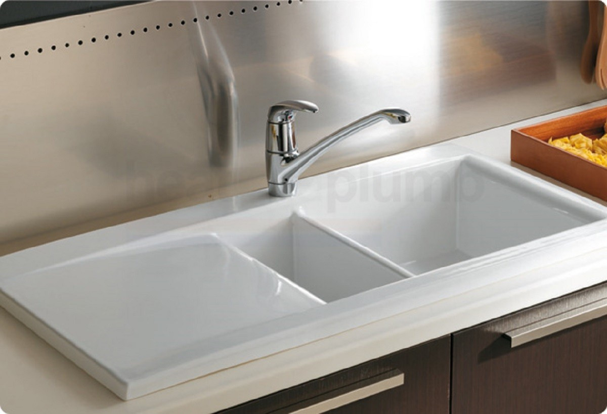 White Porcelain Kitchen Sink
 dream 1 5 bowl white ceramic kitchen sink previous product