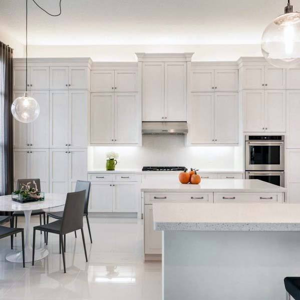 White Tile Flooring Kitchen
 Top 50 Best Kitchen Floor Tile Ideas Flooring Designs