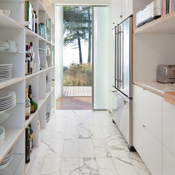 White Tile Flooring Kitchen
 30 Kitchen Floor Tile Ideas Designs and Inspiration 2016