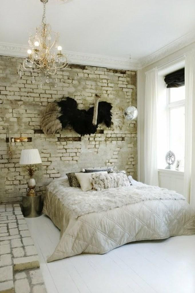 White Wall Bedroom Ideas
 20 Modern Bedroom Designs with Exposed Brick Walls Rilane