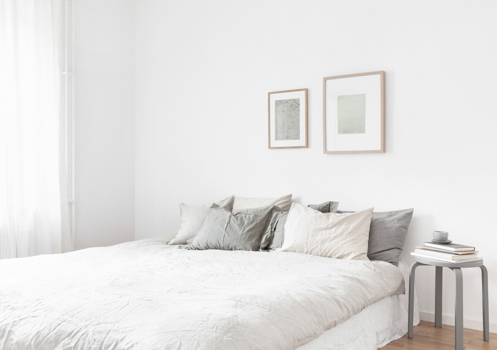 White Wall Bedroom Ideas
 decordots Calm and simple bedroom in soft neutral hues