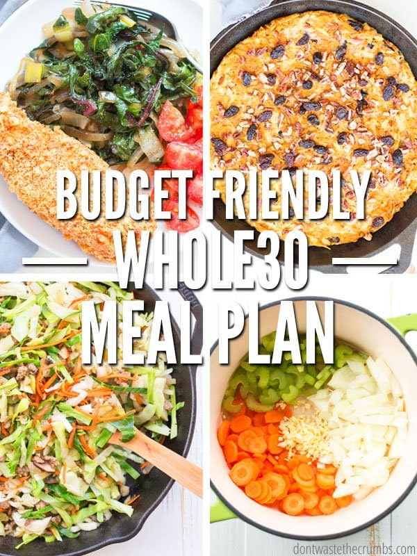 Whole 30 Recipes For Kids
 Whole30 Meal Plan bud friendly Don t Waste the Crumbs