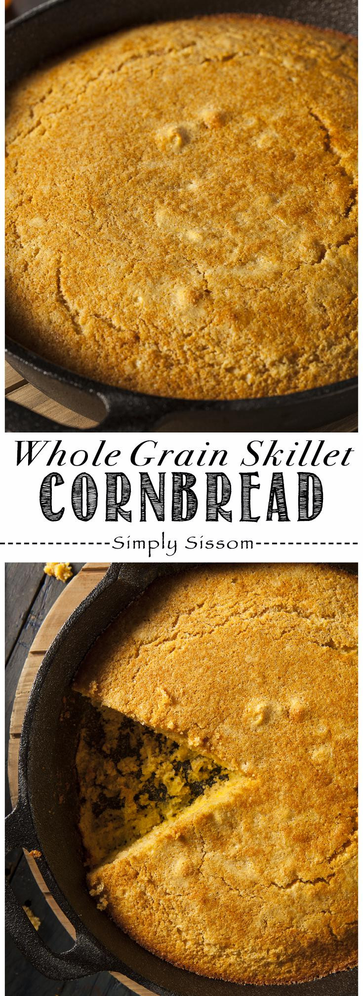 Whole Grain Cornbread
 Whole Grain Skillet Cornbread