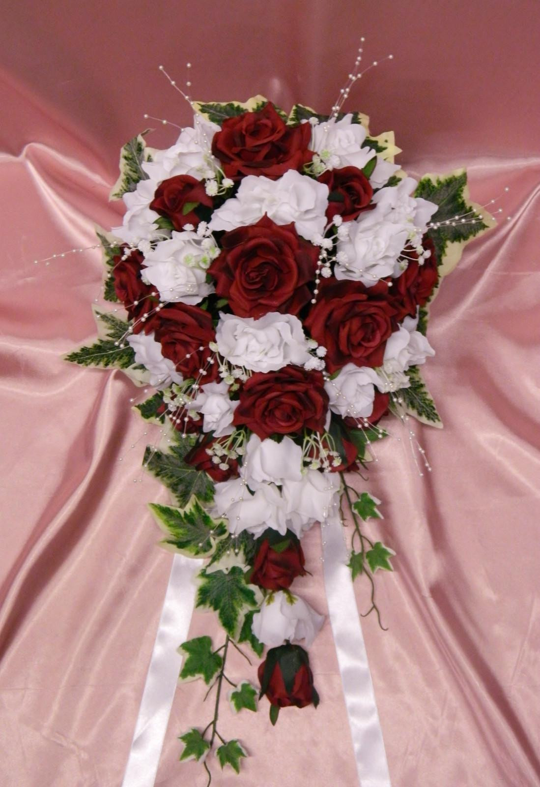 Wholesale Flowers For Weddings
 Wholesale Silk Artificial Wedding Flowers Roses With Ivy