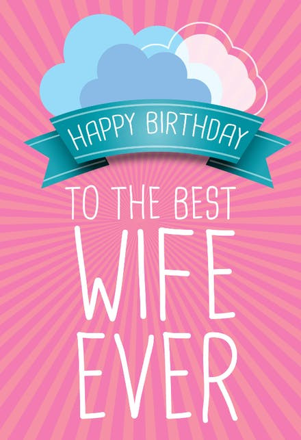 Wife Birthday Card
 Birthday Cards For Wife Free