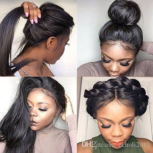 Wig Updo Hairstyles
 Pre Plucked 360 Lace Frontal Wig For High Ponytail Updo