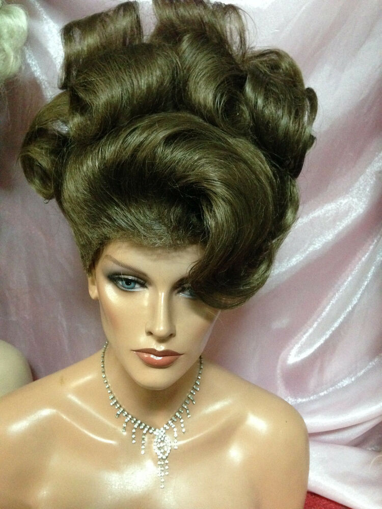 Wig Updo Hairstyles
 WOW VEGAS WIGS QUEEN LOOK ROOTED FRONT AND BACK CORONATION
