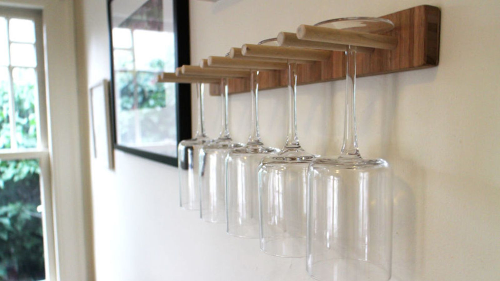 Wine Glass Rack DIY
 This DIY Wine Glass Rack Saves Space Is Easy to Build