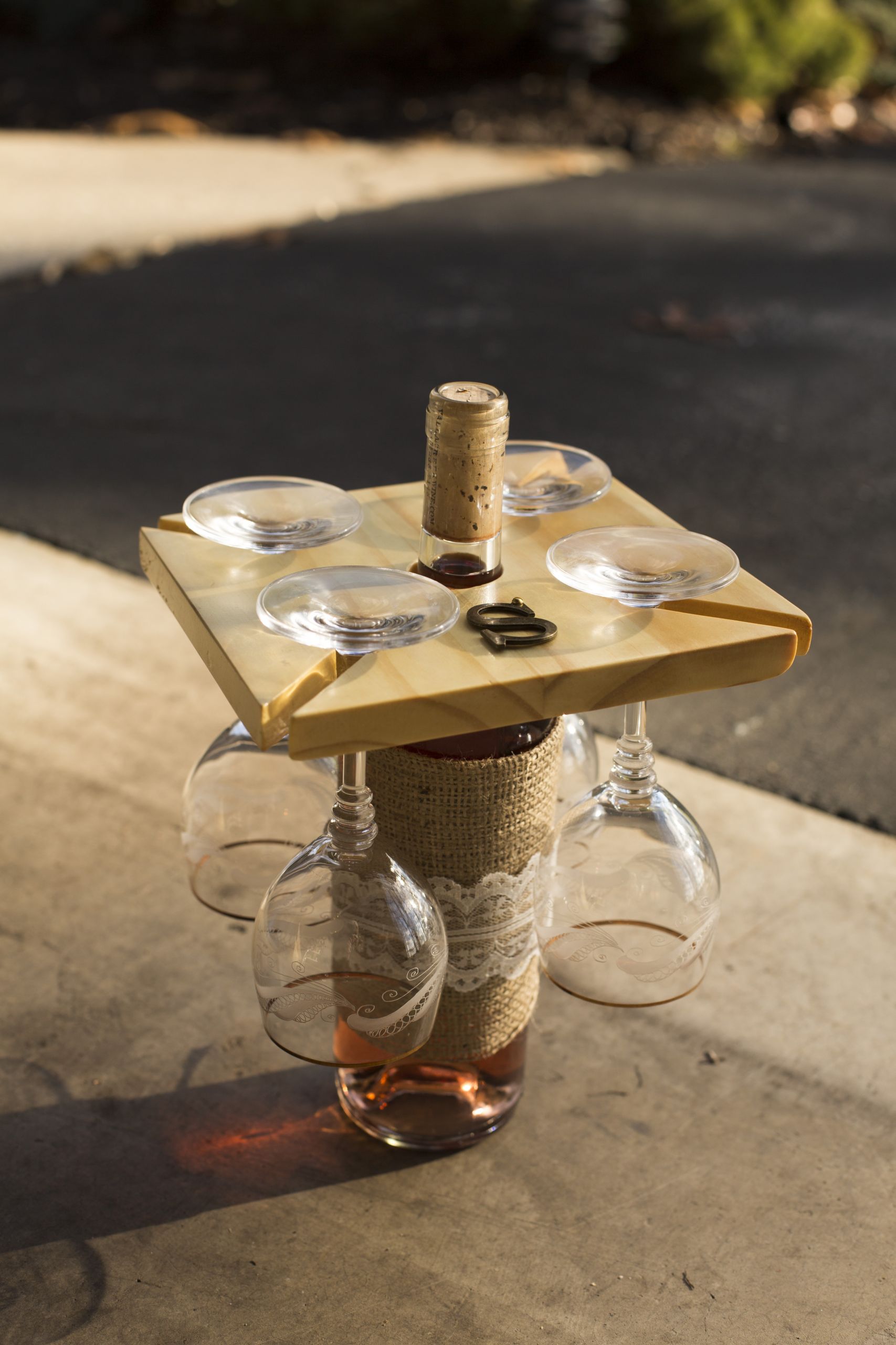 Wine Glass Rack DIY
 DIY Wine Glass Holder