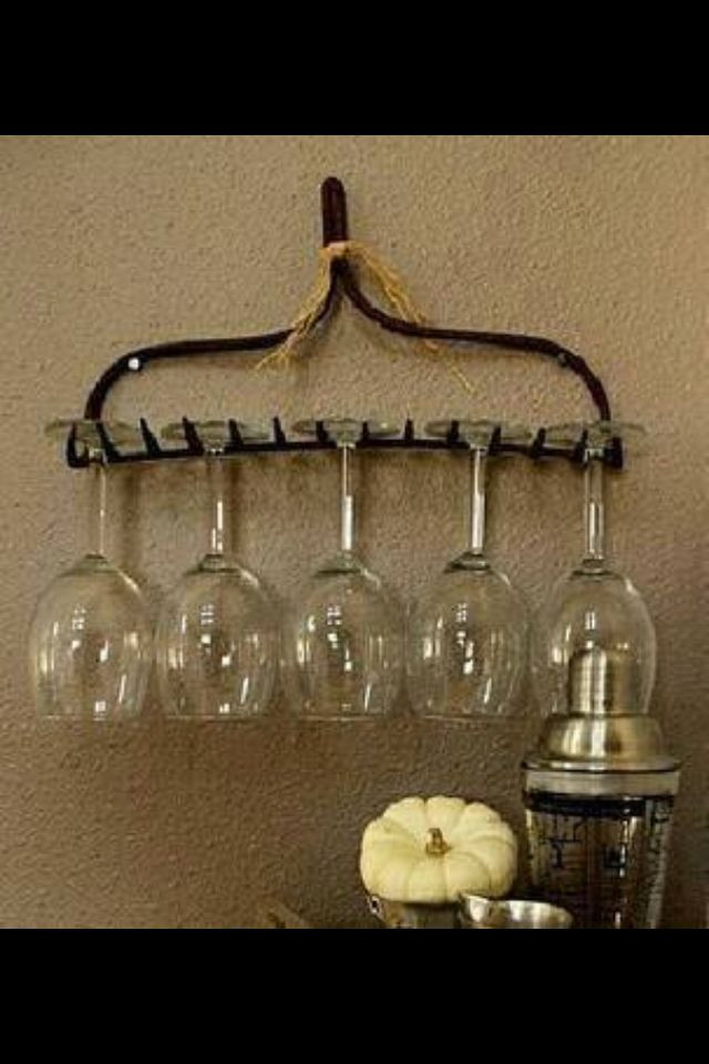 Wine Glass Rack DIY
 DIY wine glass rack Uncorking Creativity