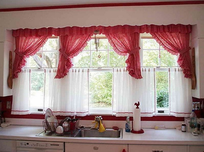 Wine Themed Kitchen Curtains
 Wine themed kitchen curtains with tuscan color Decolover
