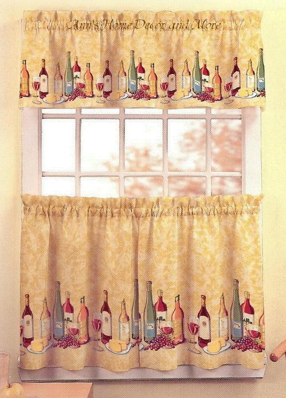 Wine Themed Kitchen Curtains
 Wine Kitchen Curtains Where to Buy Kitchen