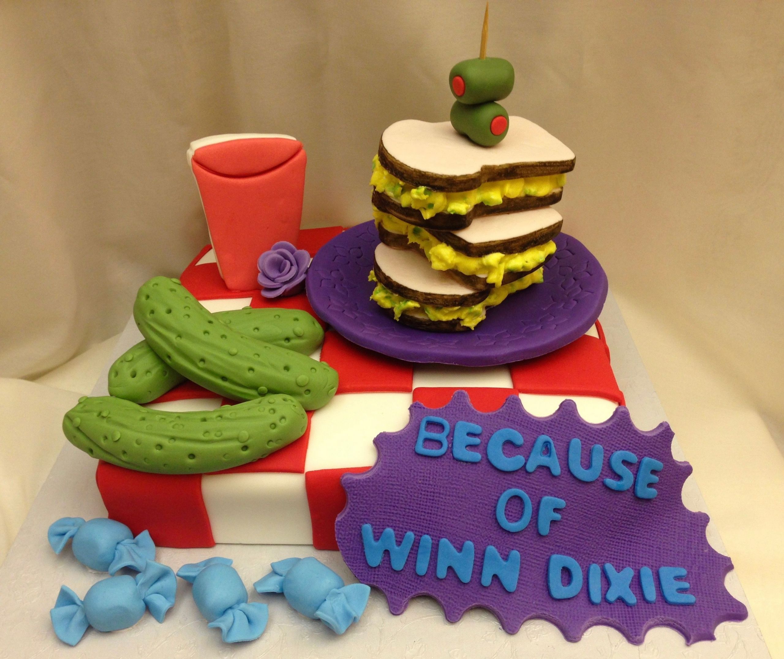 Winn Dixie Birthday Cakes
 Because of Winn Dixie cake