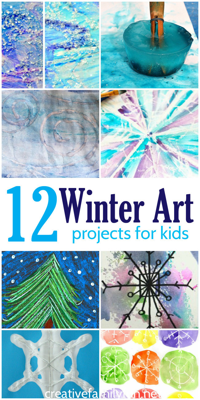 Winter Art Projects For Kids
 Creative Family Fun 12 of the Best Winter Art Projects