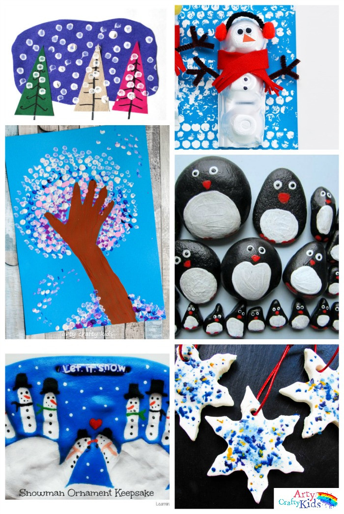 Winter Art Projects For Kids
 16 Easy Winter Crafts for Kids Arty Crafty Kids