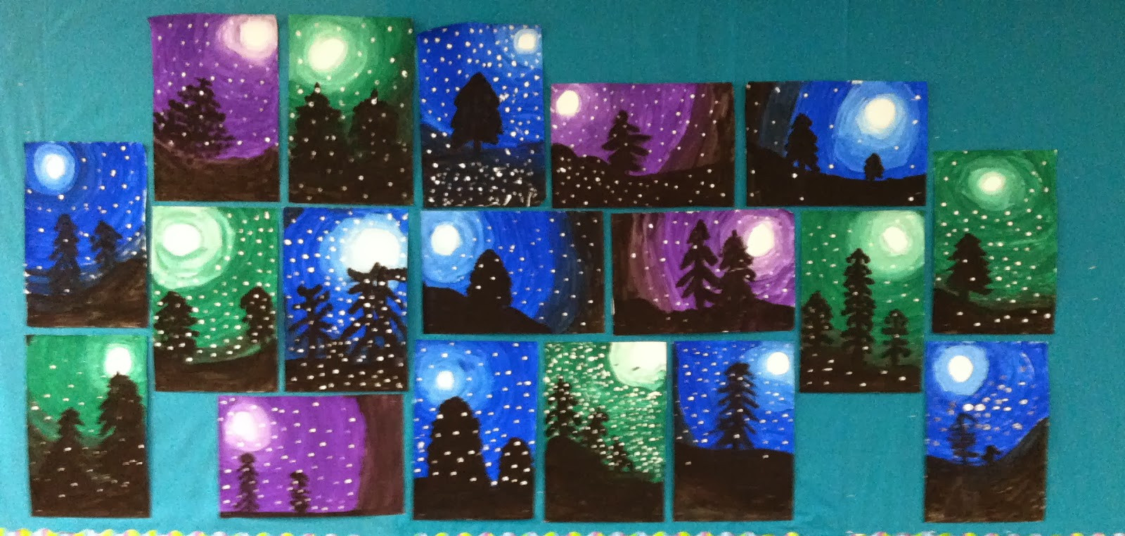 Winter Art Projects For Kids
 Wahoo for Art Winter Evergreens