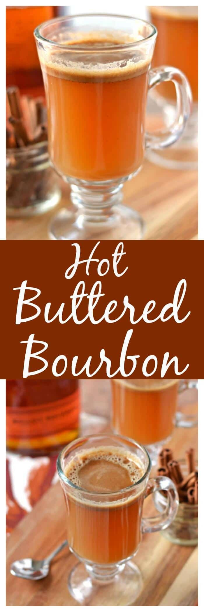Winter Bourbon Drinks
 Hot Buttered Bourbon