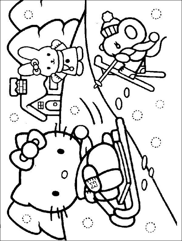 Winter Coloring Pages For Kids
 Winter Coloring Pages 2018