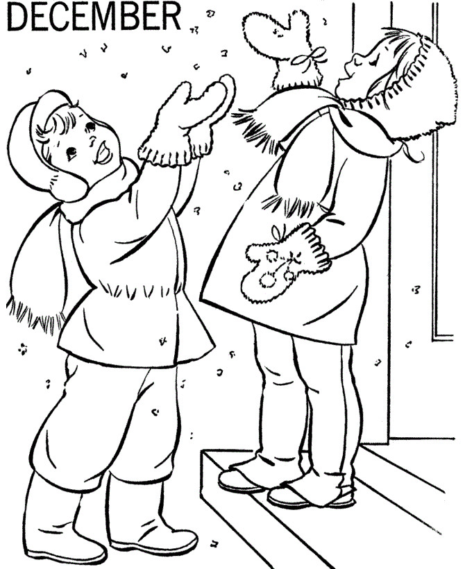 Winter Coloring Pages For Kids
 Free Printable Winter Coloring Pages For Kids